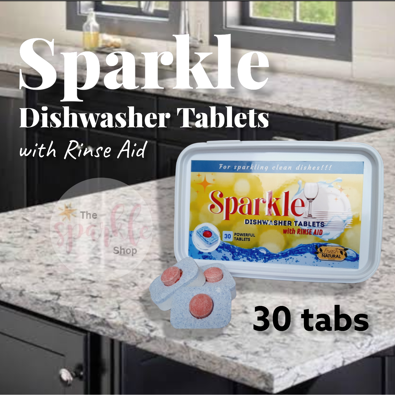 Sparkle Dishwasher Tablets with Rinse Aid Lazada PH