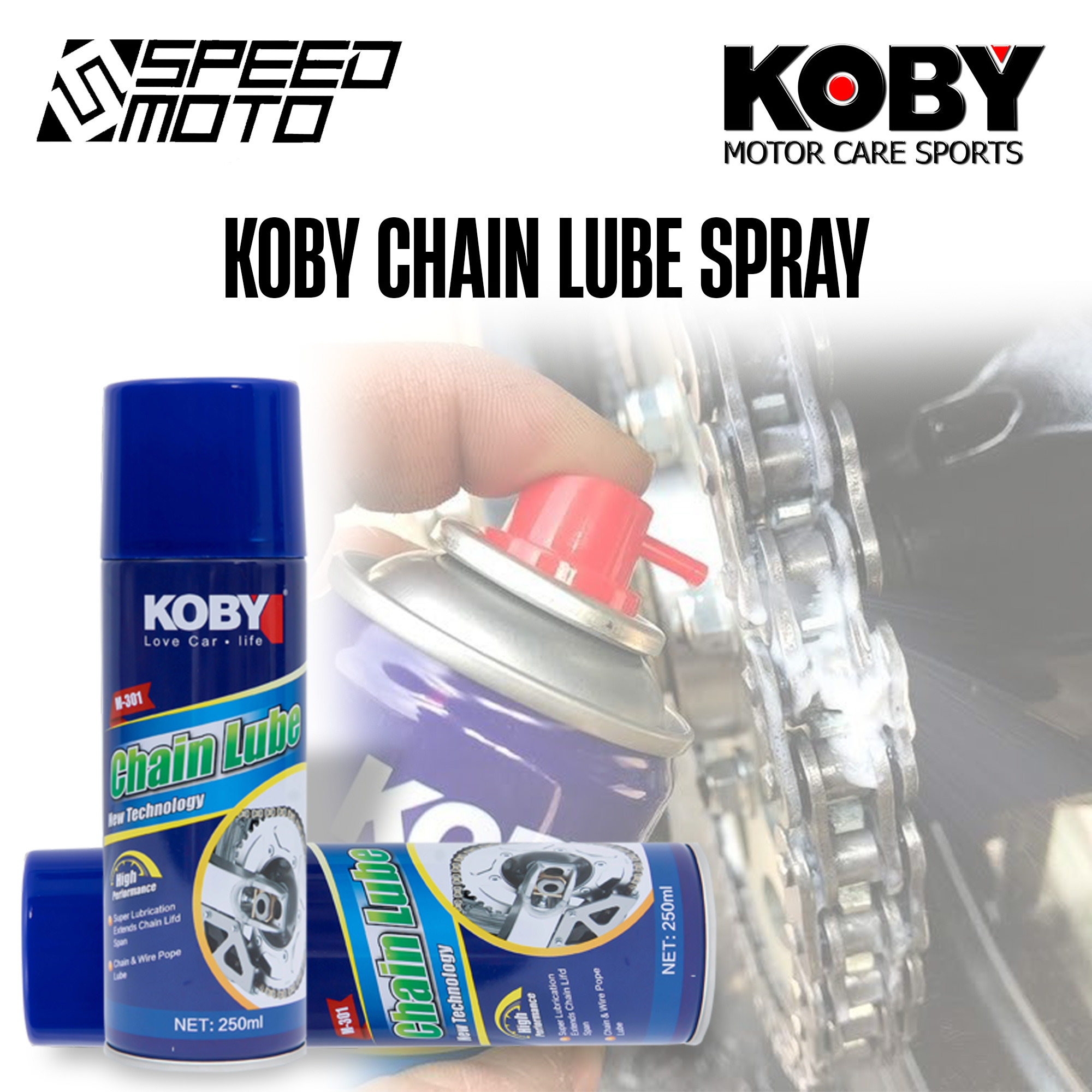 KOBY CHAIN LUBE STANDARD 250ML UNIVERSAL Lazada PH