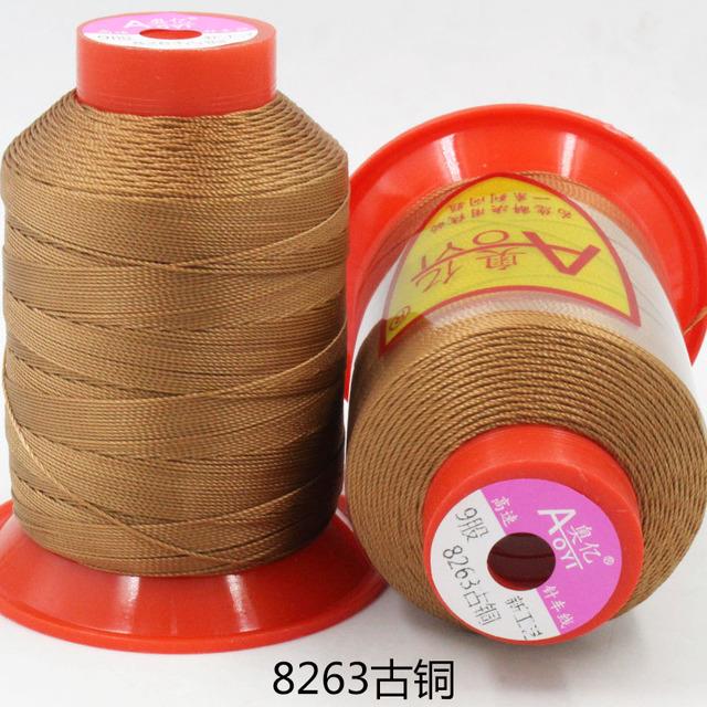 210D6 Leather sewing thread 0.5mm Polyester thread Thick thread in