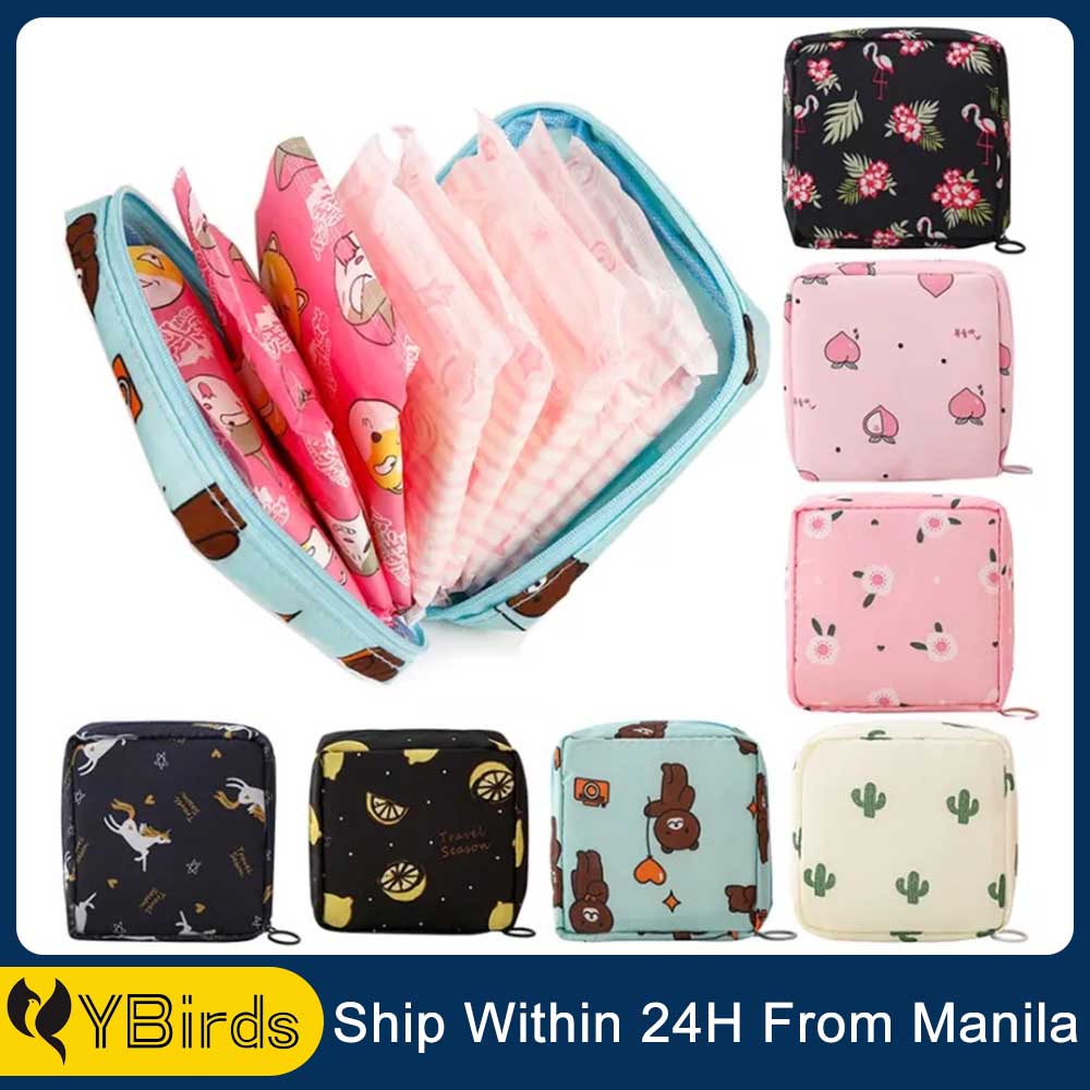 Napkin Storage Bag Sanitary Pad Pouch Amazon Women Sanitary Pads