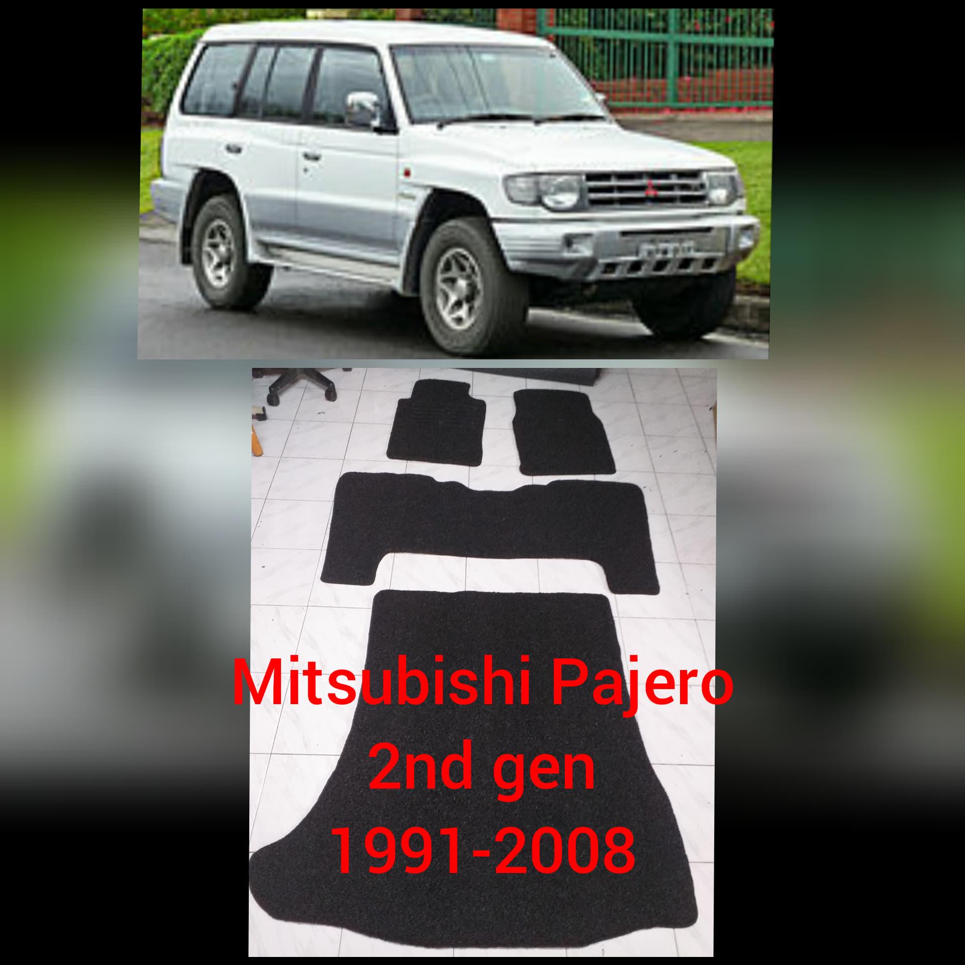 Mitsubishi Pajero 1991 2008 2nd Gen Nomad Rubber Carmat With