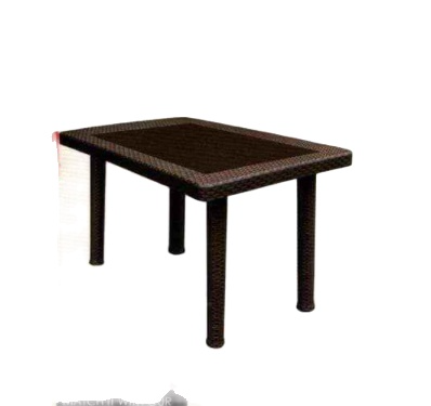 wooden side table with black legs