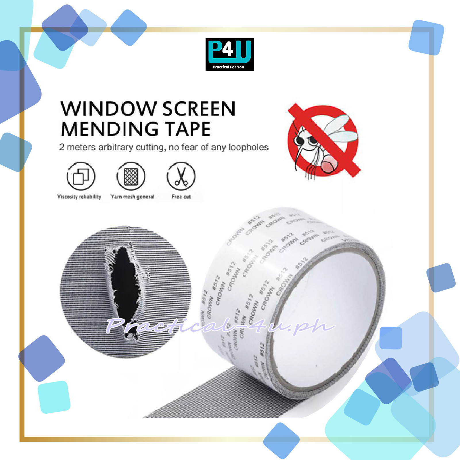 Adhesive Long Lasting Fiberglass Repair tape Lazada PH