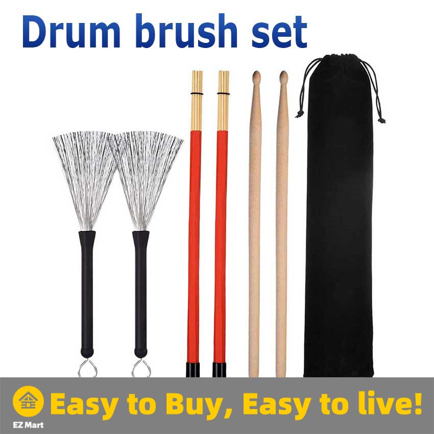 1 Pair 5A Drum Sticks Classic Maple Wood Drumsticks Set Drum Sticks