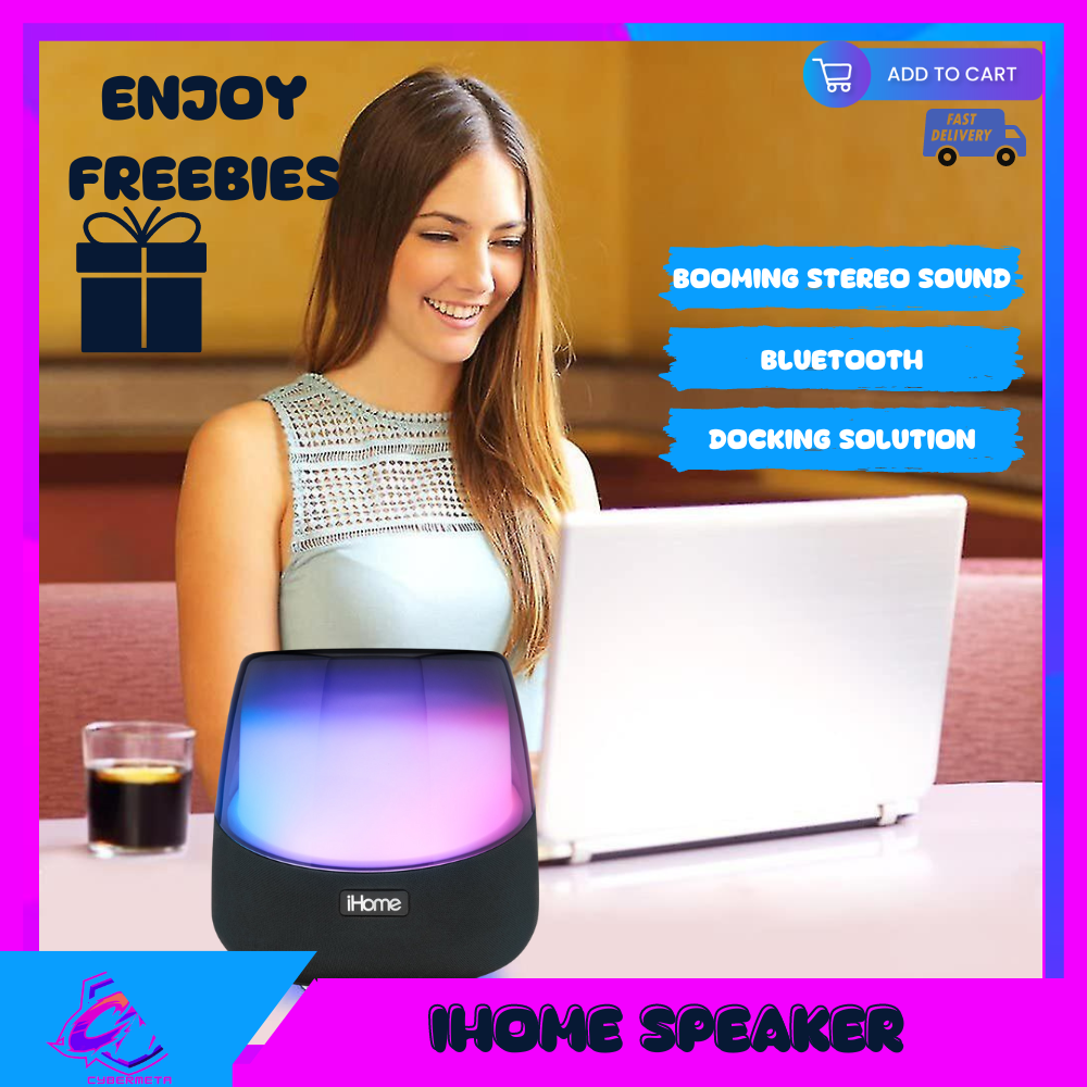 iHome iAV5v2 Color Changing Bluetooth Rechargeable Speaker | Lazada PH