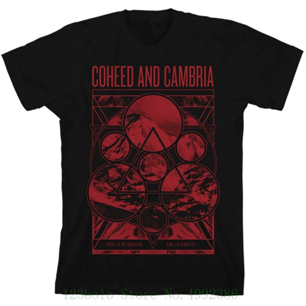 Coheed And Cambria Mountain Peace Slim - Fit New Fitness Men's T-shirt ...