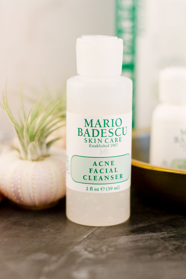 mario acne cleanser