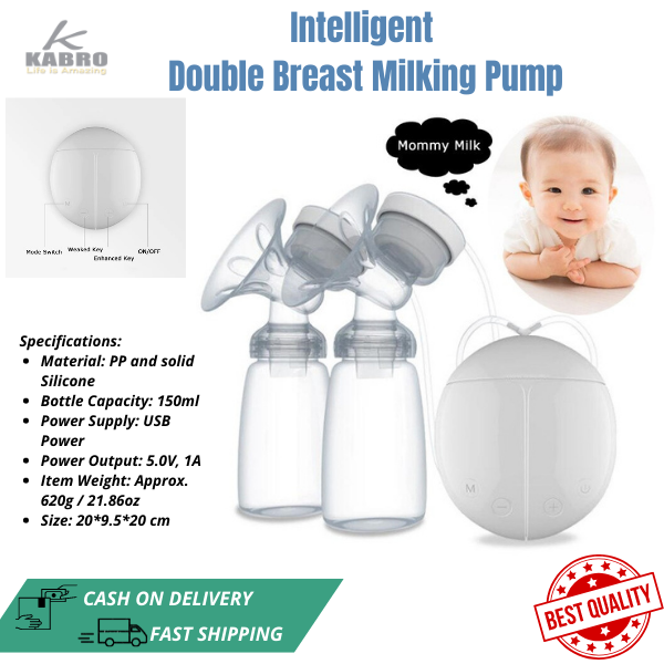 KABRO Intelligent Automatic Double Breast Pump Bilateral Milk Pump Baby