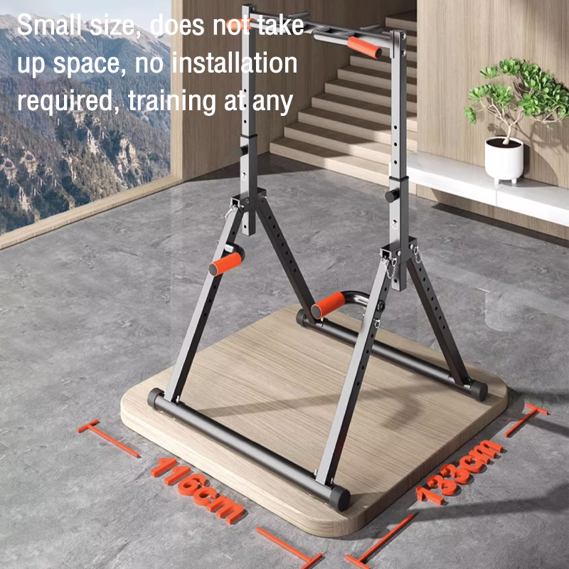 Folding horizontal bar multifunctional indoor home courtyard steel