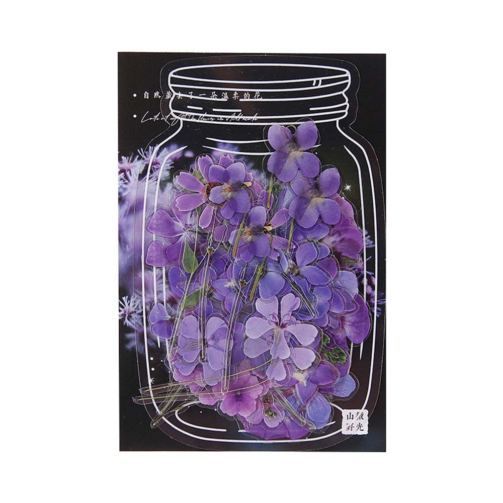 A10RXRLU สัตว์เลี้ยง Retro Handmade Craft Diary Scrapbooking ดอกไม้รูปลอกดอกไม้ตกแต่งกระดาษสติกเกอร์สติกเกอร์ตกแต่ง