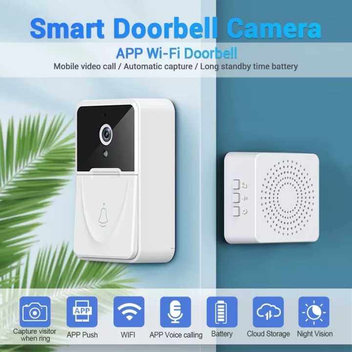 X9 Doorbell Wireless With Camera Voice 1080P HD Smart Wifi Doorbell