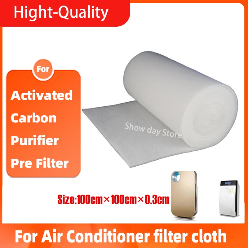 Air Conditioner Activated Carbon Purifier Pre Filter Fabric 5Mm*1m*1m Replaces 