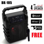 BK-015/LN 32 Bluetooth Speaker with Free Microphone - Gift Edition