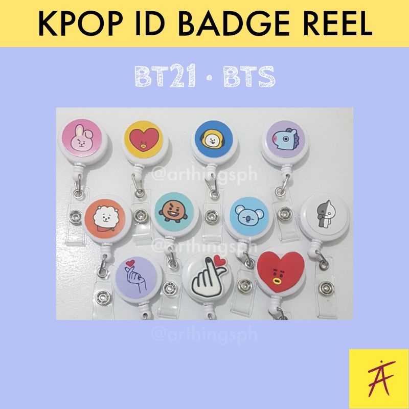 ID Badge Reel - Nurse ID Holder - Kpop Merch BT21 BTS