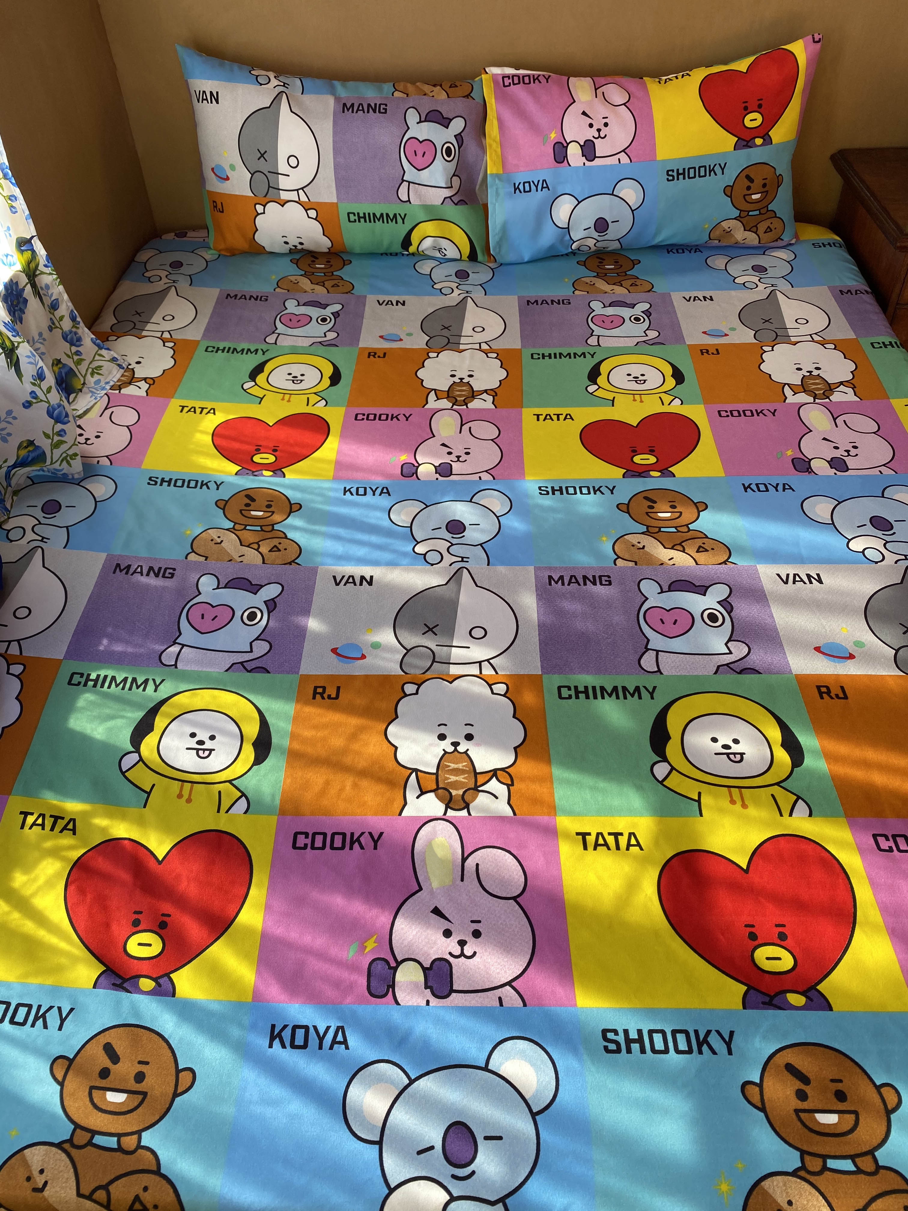 Cotton 3 Piece Bedsheet Set Cartoon Print (Available in all Sizes) | Lazada  PH