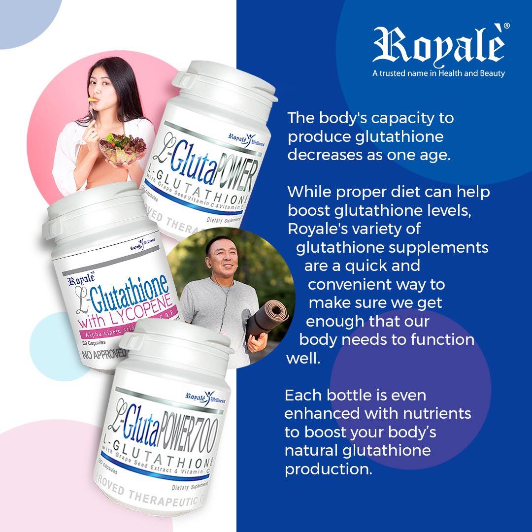 royale glutathione benefits Royale L-Glutathione with Lycopene