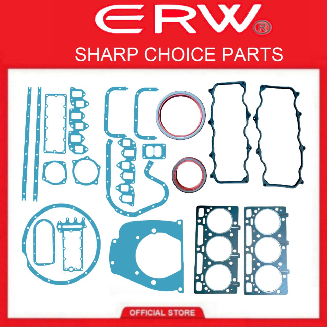 FULL SET GASKET M35A2 REO 2.5 Replacement part no( 5702677 ) GRAPHITE