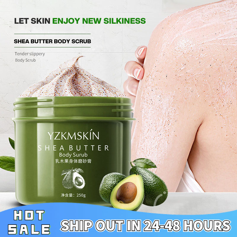Shea Butter Body Scrub Deep Cleansing Exfoliating Chicken Skin