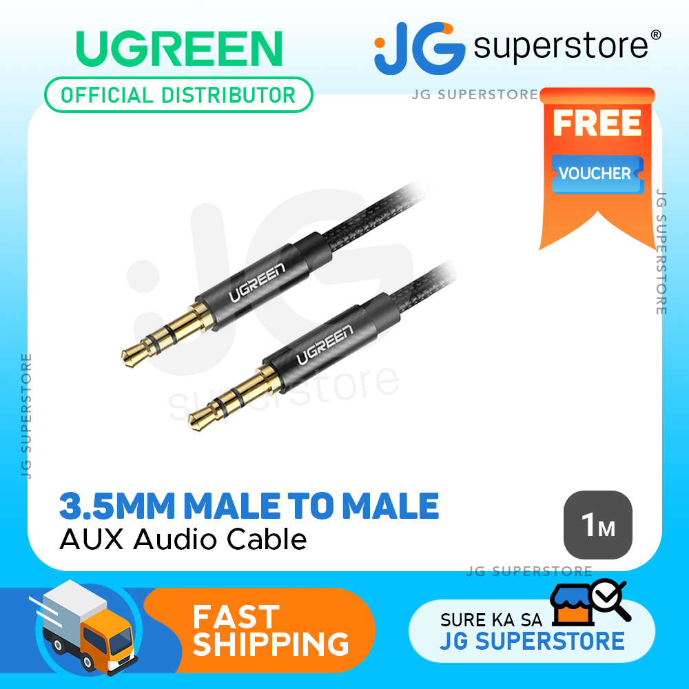 Ugreen Cable Audio Jack 3.5mm Male to Male 1M