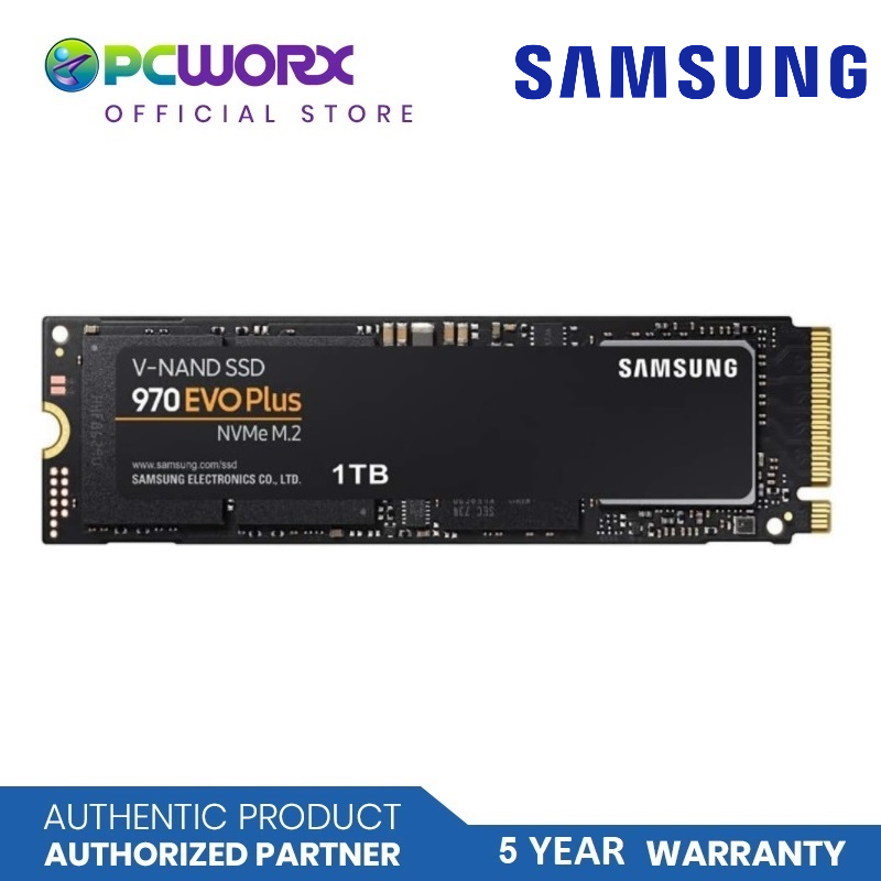 Samsung 970 EVO Plus Series - 1TB PCIe NVMe - M.2 Internal SSD (MZ-V7S1T0BW)