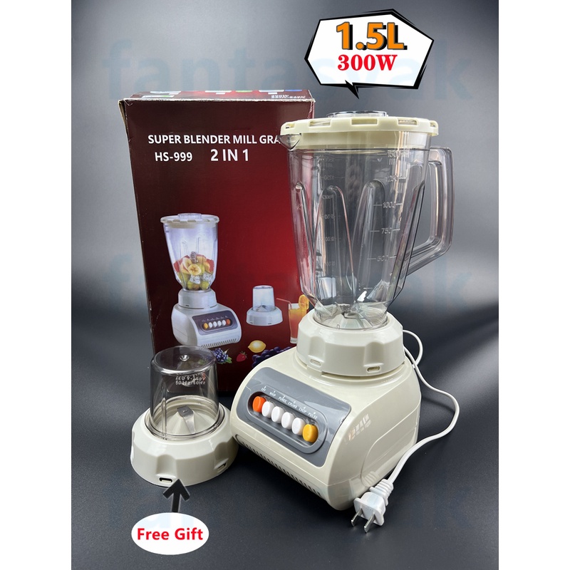 【factory outlet】 Blender Countertop Mixer With 1.5L Jug 300W Juicer
