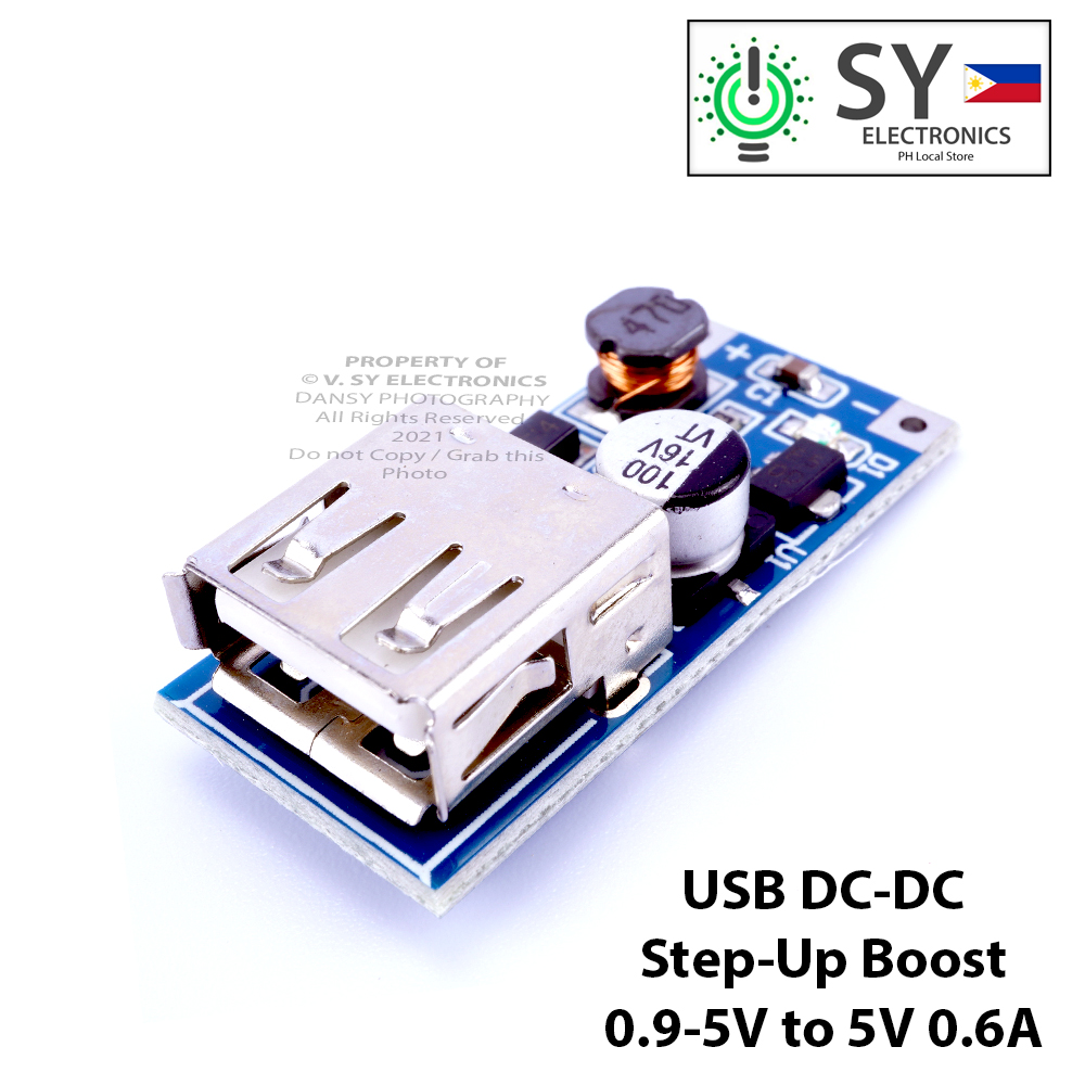 3pc DC Step-up Boost Module USB Power Boost Circuit Board 0.9V 5V to 5V 60 