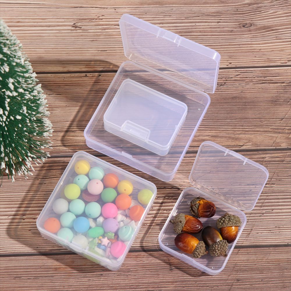 Hot Packing Boxes Plastic Organizer Case Accessories Jewelry Beads  Container Transparent Storage Box Small Items Sundries Fishing Tools Box  16.4X12X5.8CM 