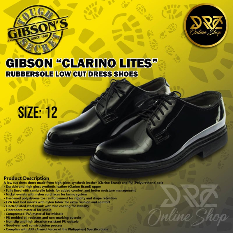 Gibson Lite Low-cut Dress Shoes Clarino 