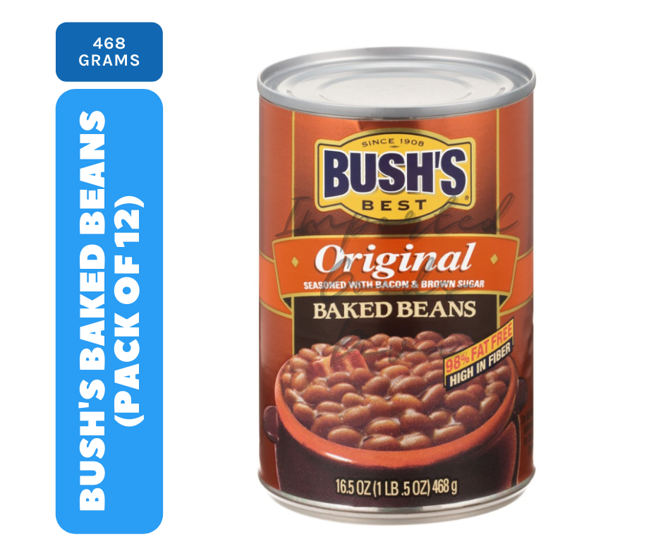 Bush's Baked Beans Original, 468g (Pack of 12) Lazada PH