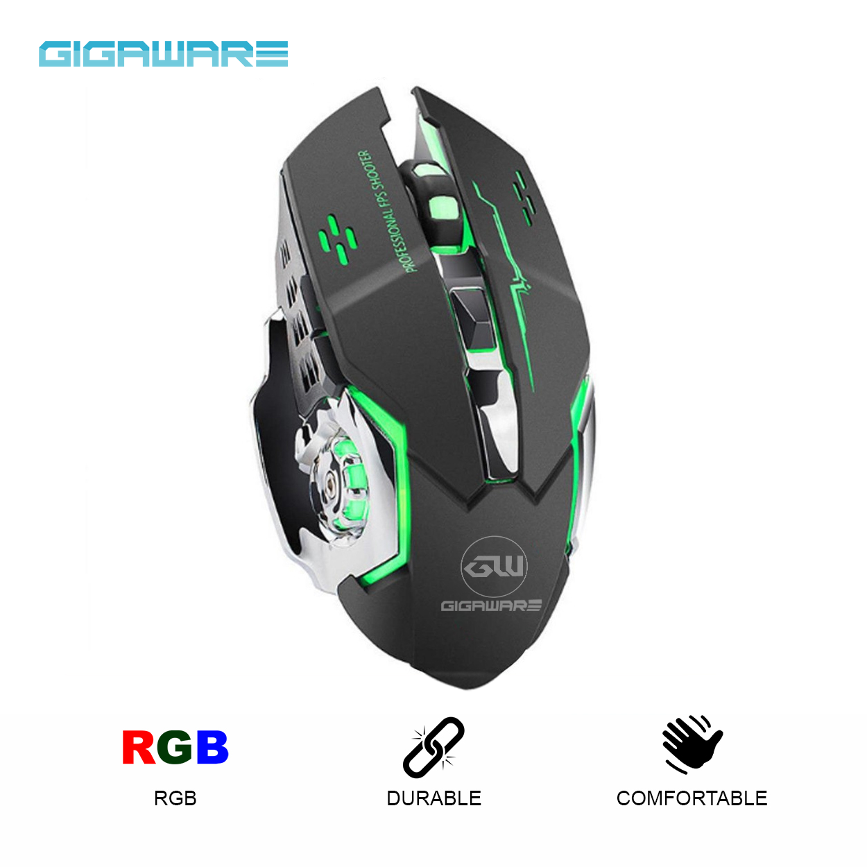 gigaware wireless optical mouse 26-284