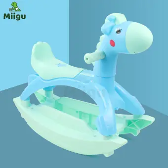 rocking horse with wheels