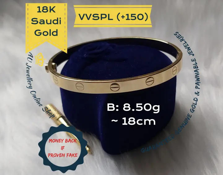 saudi gold cartier bangle price