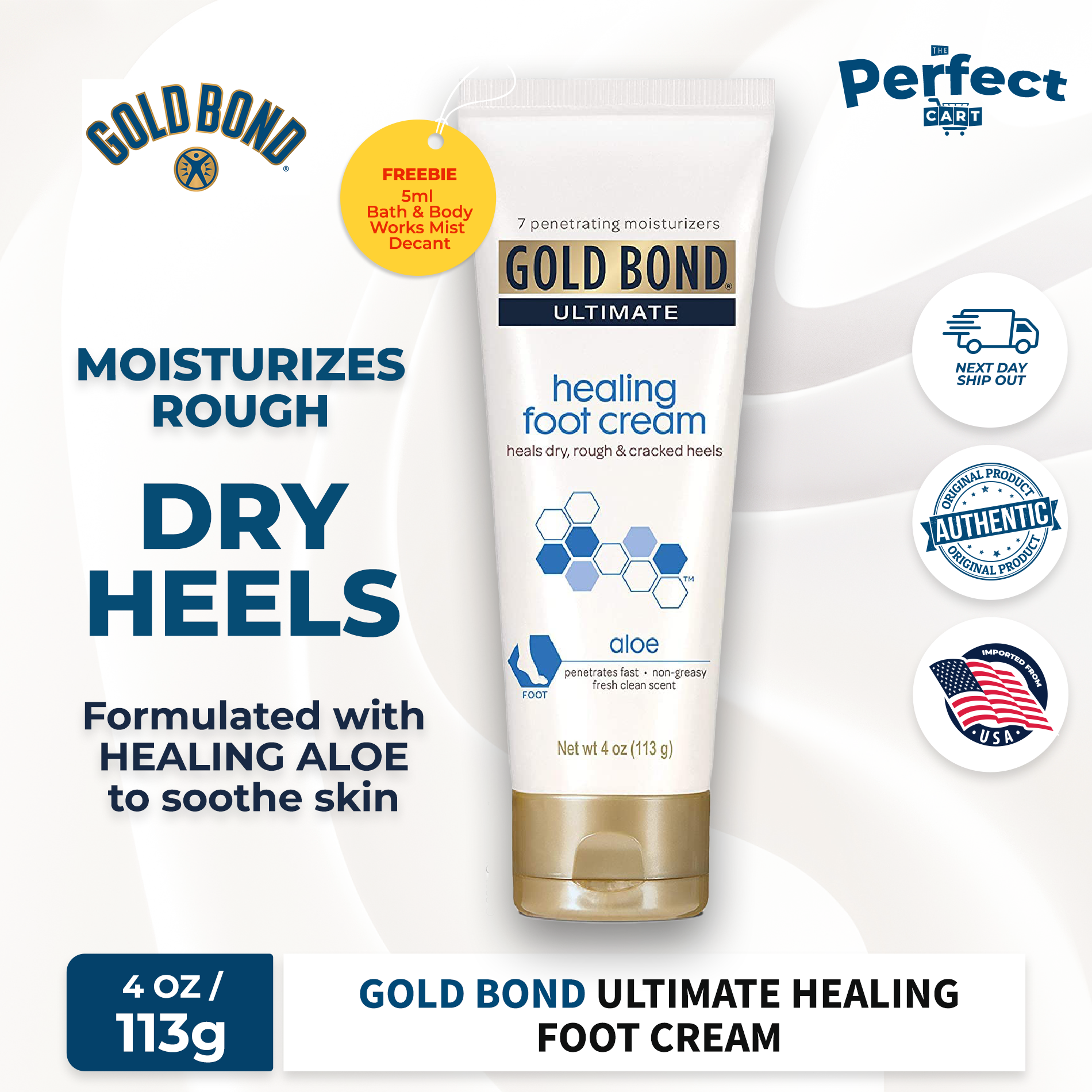 Gold Bond Ultimate Healing Foot Cream 4.0 oz Lazada PH