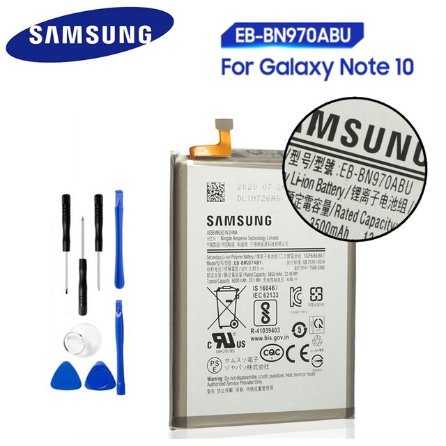 EB-BN970ABU For Galaxy Note 10 Note X Note10 EB-BN972ABU Battery For Samsung Galaxy Note 10+ Note10Plus Note 10 Note10+ Plus 5G