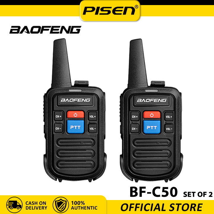 Baofeng BF-C50 Frequency 400-470MHz 16 Channels Mini Ultra Thin Walkie ...