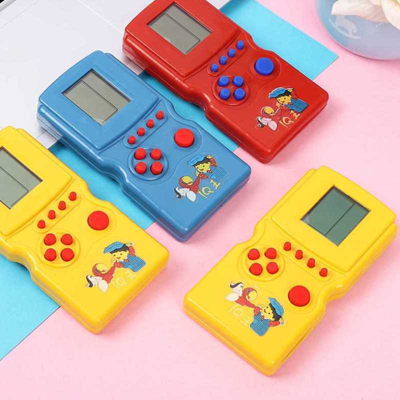 Classic Tetris game mini children's 7-year-old handheld game machine 80  nostalgic educational toys | Lazada PH