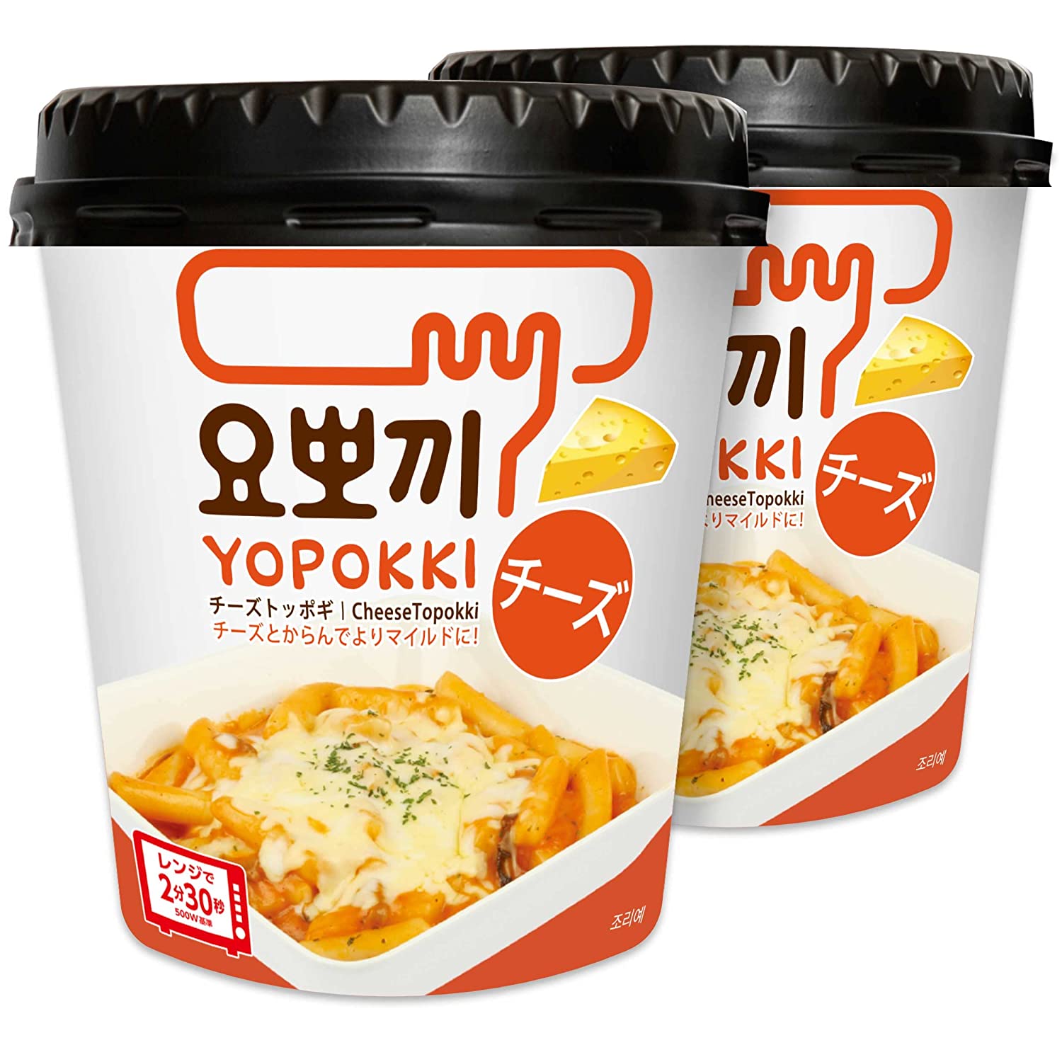 Yopokki Cheese Tteokbokki Cup I Korean Topokki Instant Retort Rice Cake
