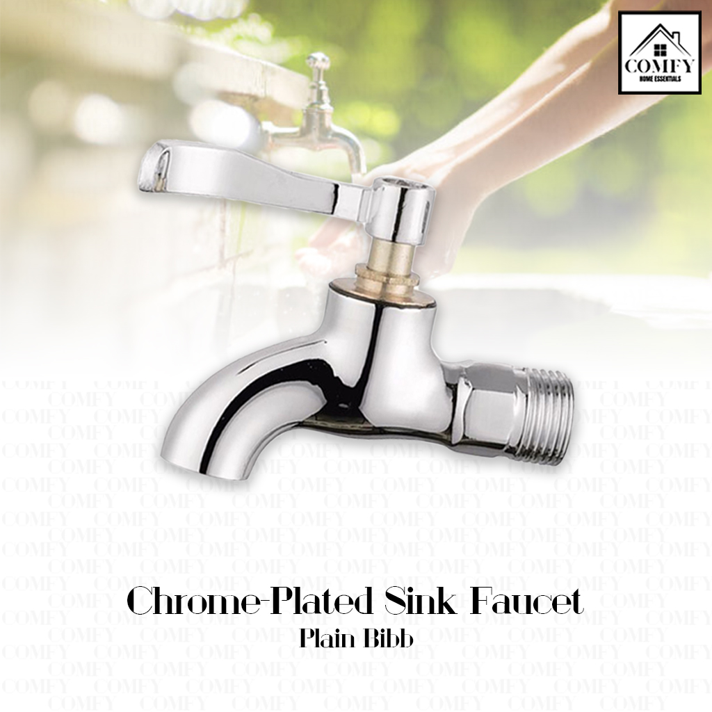 HEAVY DUTY Zinc Alloy Sink Faucet Chrome Quality Outdoor Garden CR
