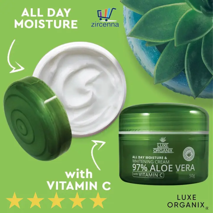 luxe organix aloe vera moisturizer