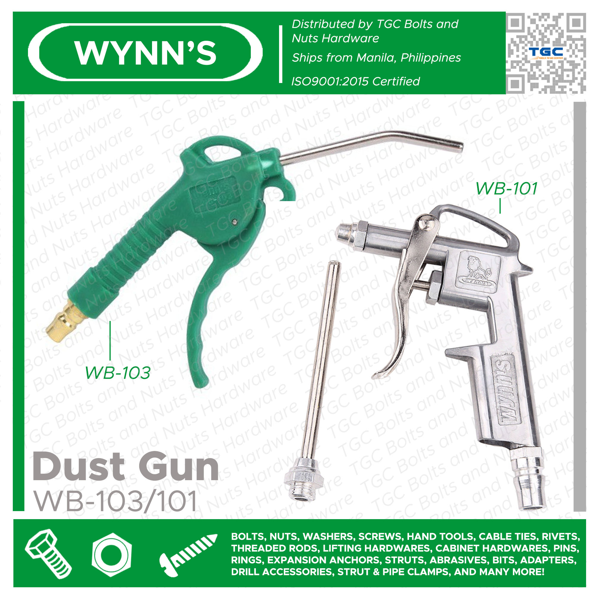 Wynns Steel Dust Gun Blower for Cleaning Air Compressor Gun Blow Air