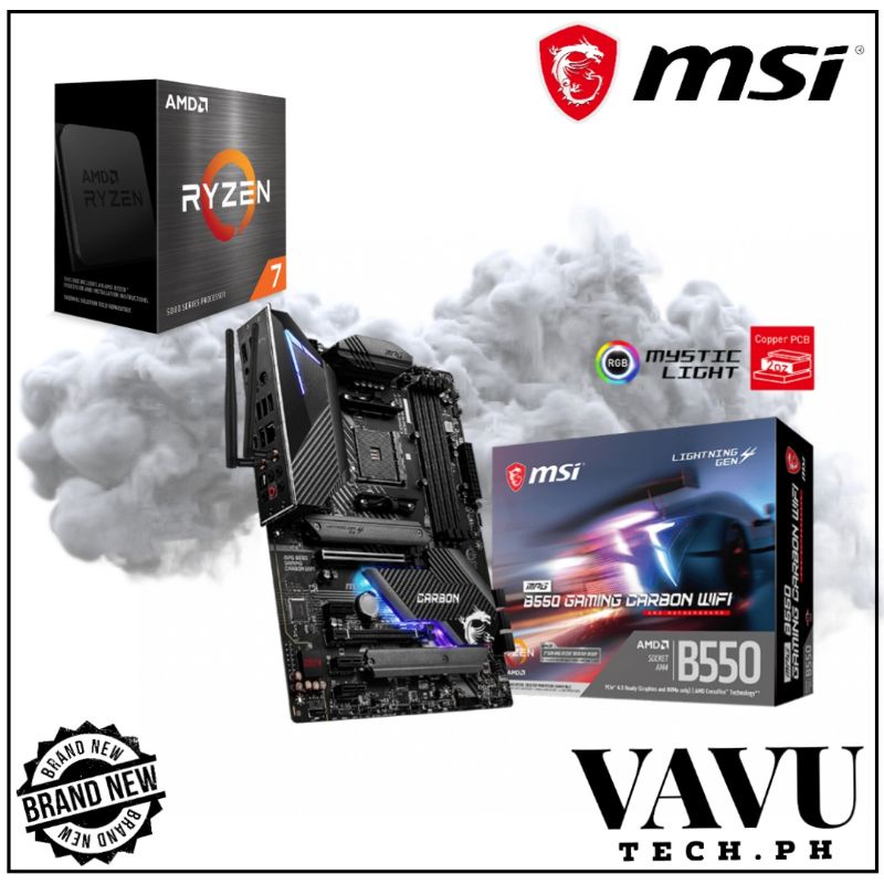 AMD Ryzen 7 5800x Bundle w/ MSI B550 Motherboard Lazada PH