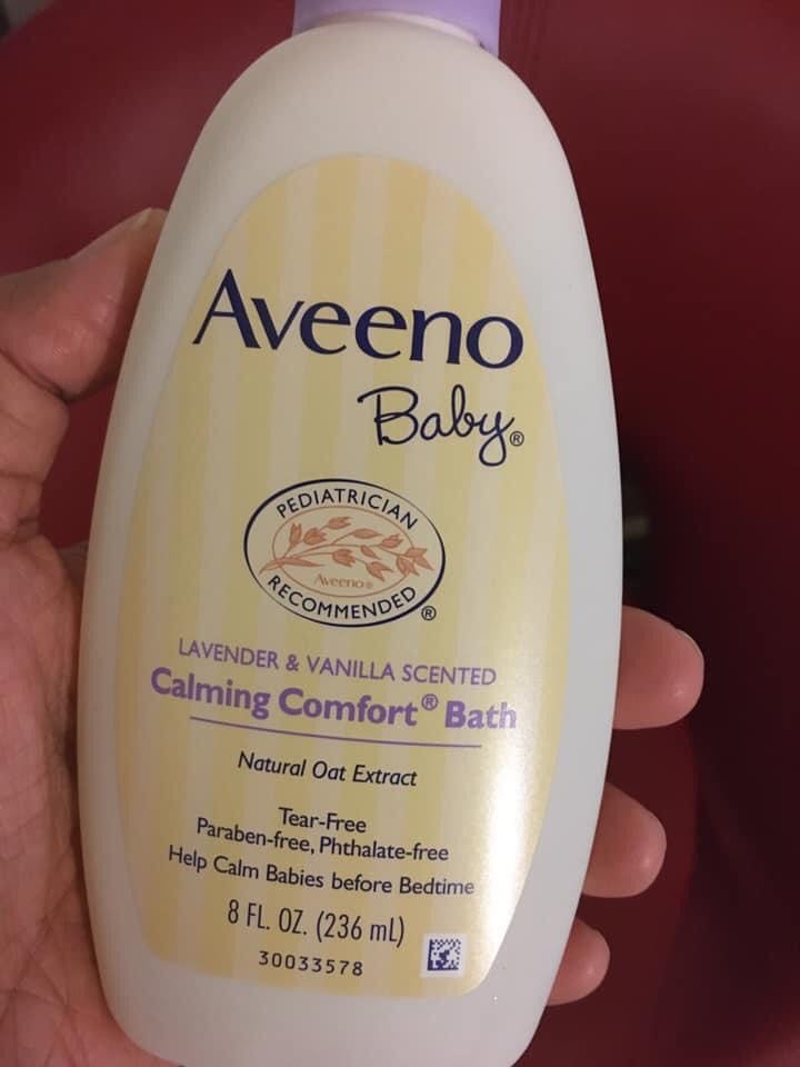 aveeno baby lavender bath