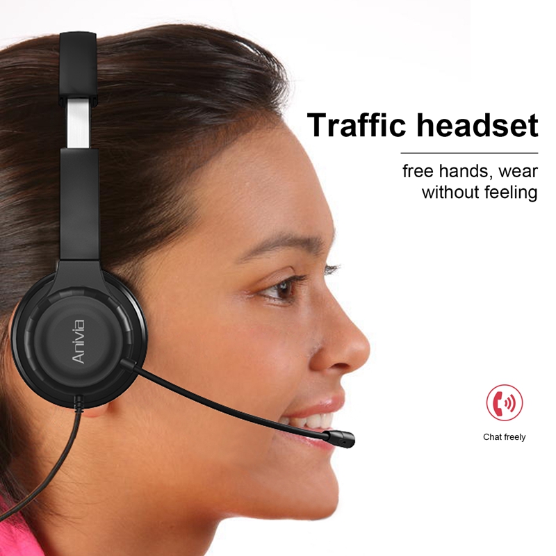 Anivia A7 Computer Headset with Noise Cancelling Microphone 3.5mm Jack ...