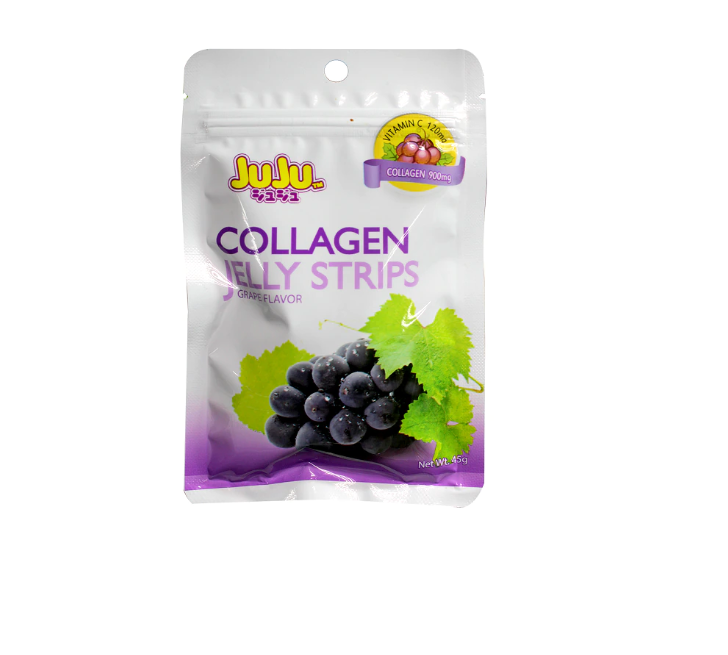 JUJU Collagen Jelly Strips Grapes 45g Lazada PH