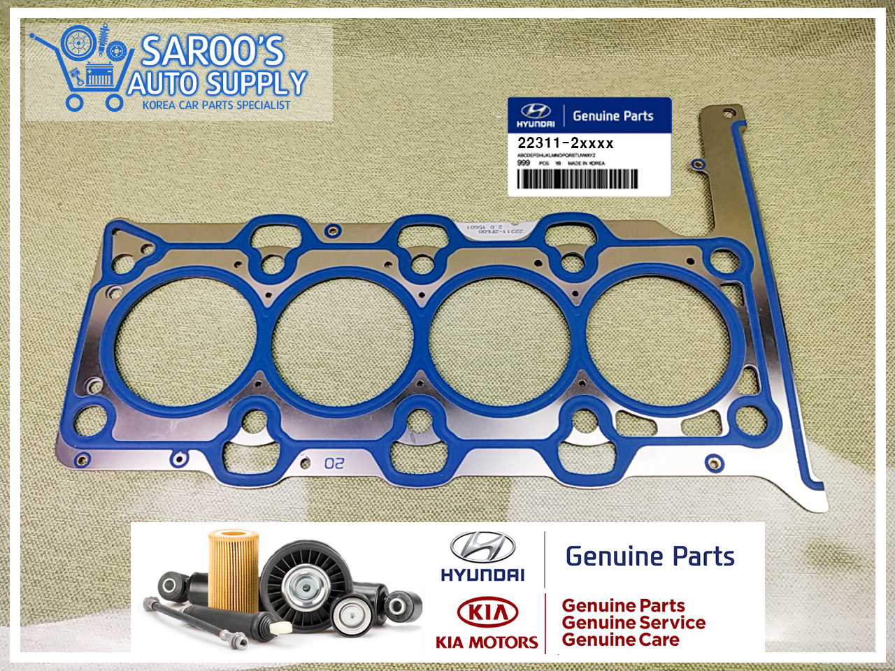 [Genuine] Cylinder Head Gasket For Sportage , Sorento , Tucson