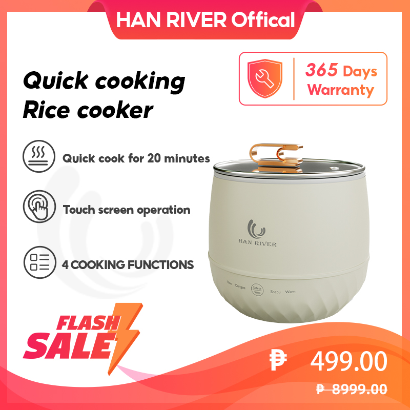 HAN RIVER Mini rice cooker multifunction electric cooker 1Lrice cooker