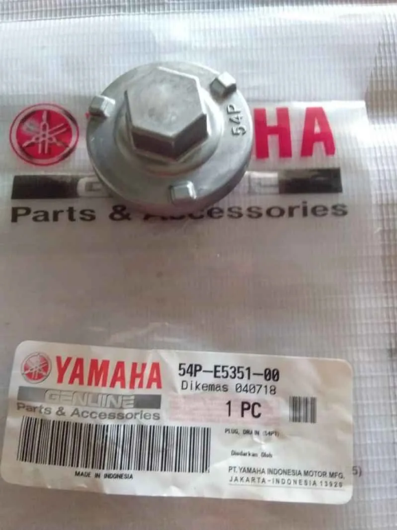 ORIGINAL YAMAHA DRAIN PLUG FOR MIO I 125 / MIO I 125S / AEROX 155 / MIO