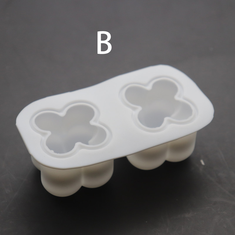 pzcf 1Pcs Soap Making Tools Soy Cube Soap Molds DIY Candles Mould 3d Silicone Mold Aromatherapy Plaster Candle Handmade