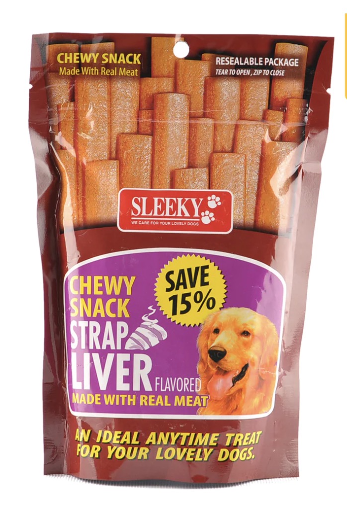 Sleeky Chewy Snack Liver Strap Dog Treats 175g Lazada PH