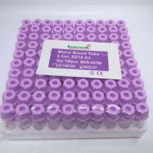 Microtainer EDTA / Purple top tubes (0.5ml) Lazada PH